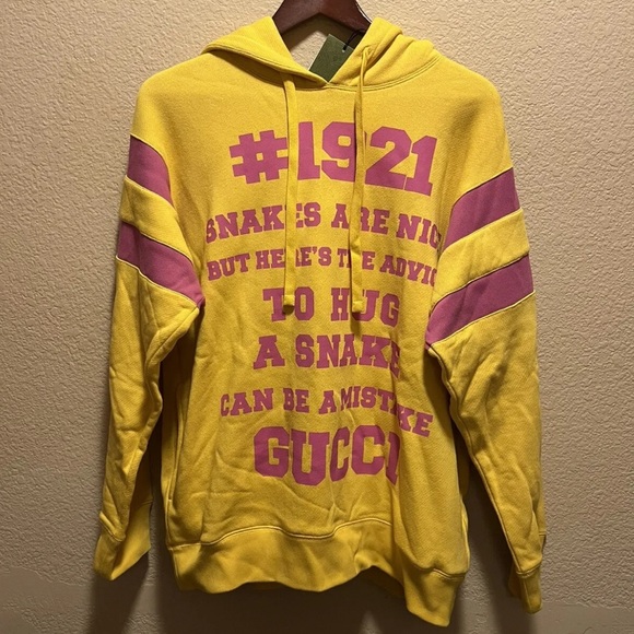 New Gucci GG Logo Hoodie Size S Oversized / US XL - Picture 2 of 13